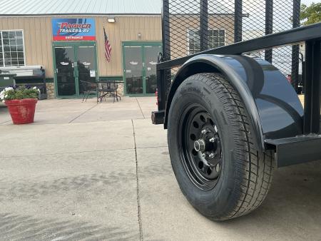 New 2027 Big Tex 30SA-5x8R1A-4PBK Utility Trailer