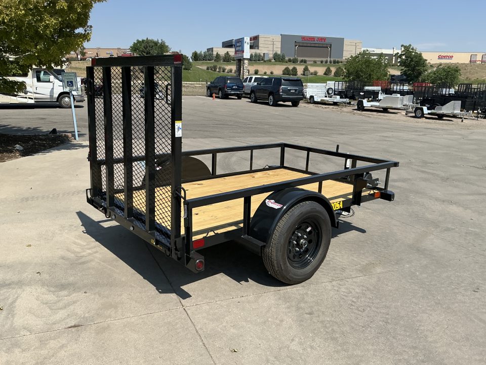 New 2027 Big Tex 30SA-5x8R1A-4PBK Utility Trailer