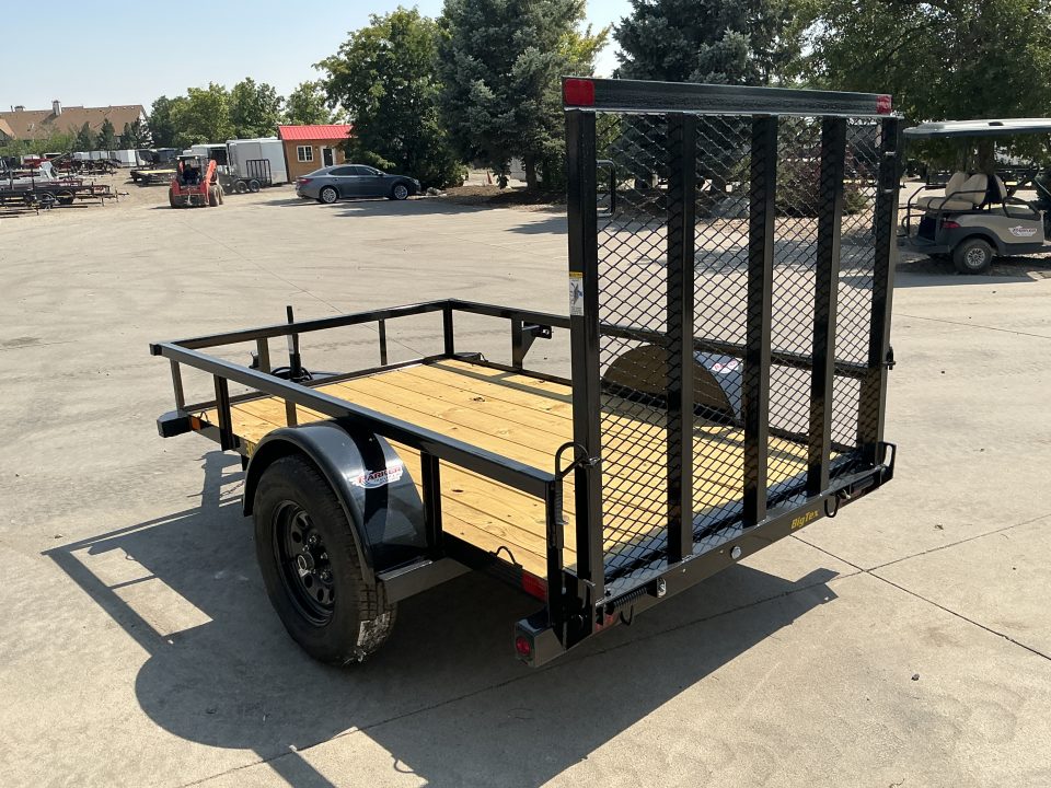 New 2027 Big Tex 30SA-5x8R1A-4PBK Utility Trailer