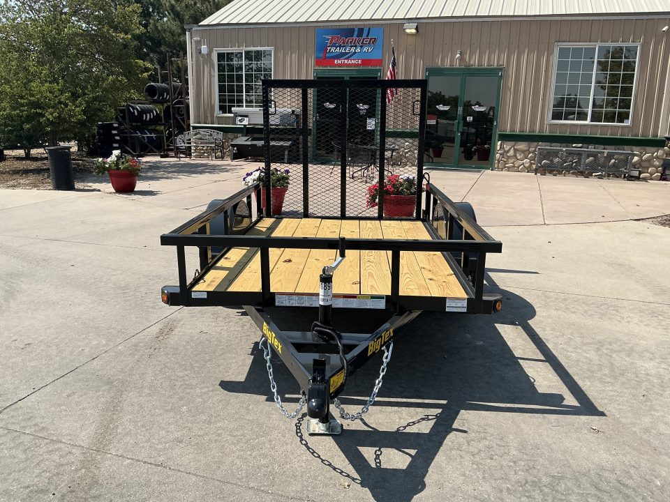 New 2027 Big Tex 30SA-5x8R1A-4PBK Utility Trailer