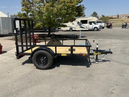 New 2027 Big Tex 30SA-5x8R1A-4PBK Utility Trailer