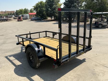 New 2027 Big Tex 30SA-5x8R1A-4PBK Utility Trailer