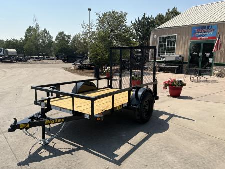 New 2027 Big Tex 30SA-5x8R1A-4PBK Utility Trailer