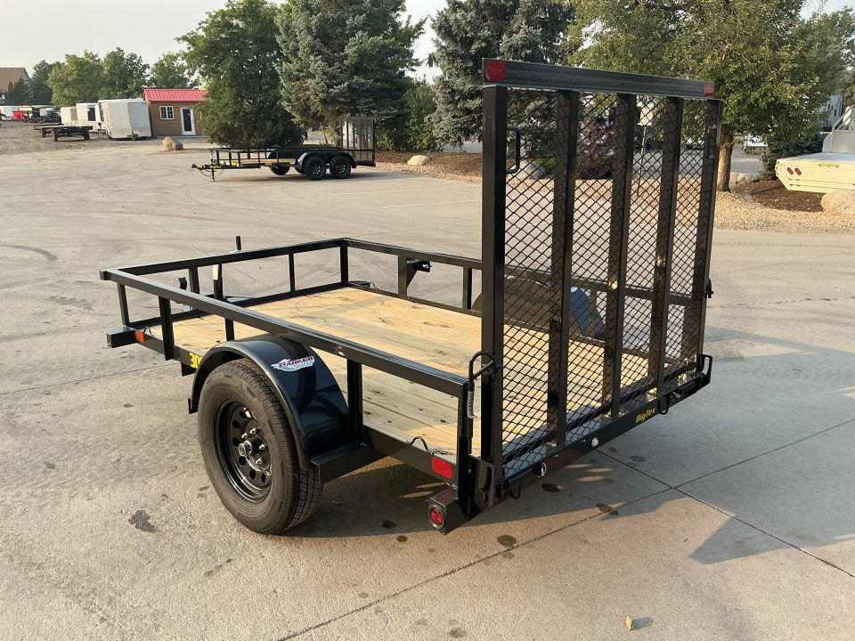 New 2027 Big Tex 30SA-5x8R1A-4PBK Utility Trailer