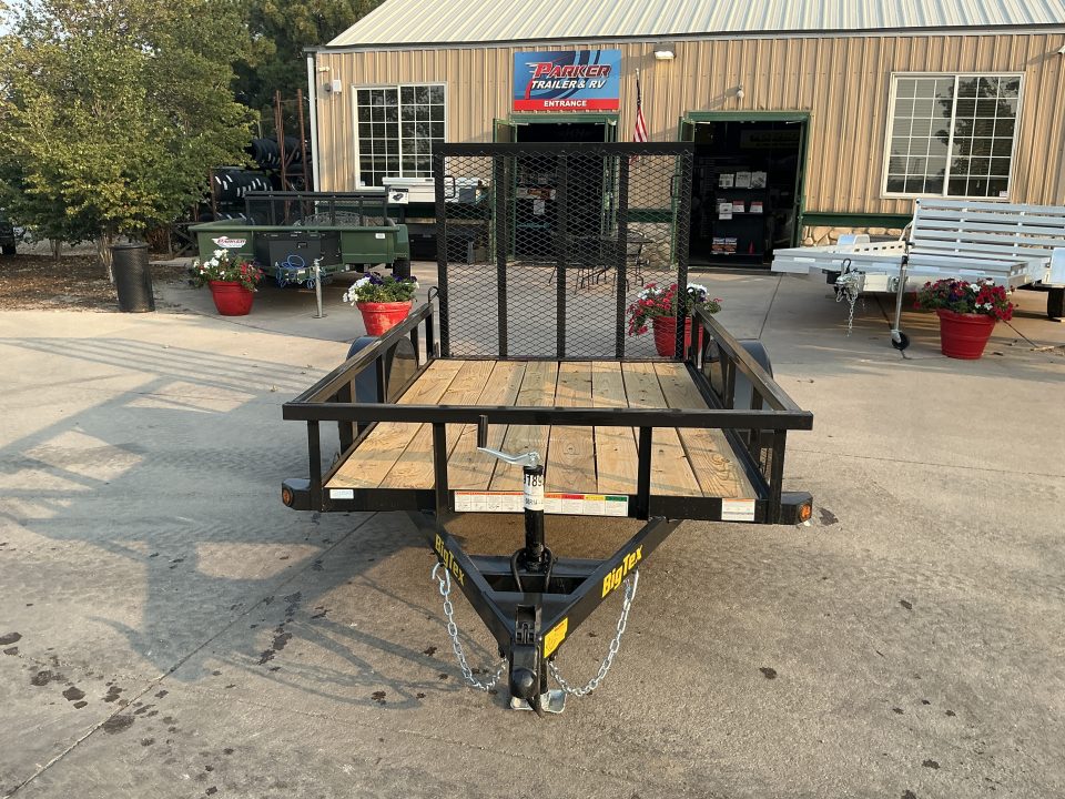 New 2027 Big Tex 30SA-5x8R1A-4PBK Utility Trailer