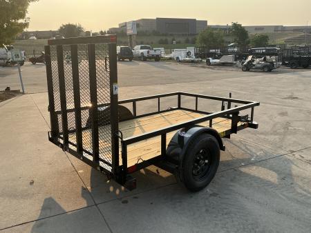 New 2027 Big Tex 30SA-5x8R1A-4PBK Utility Trailer