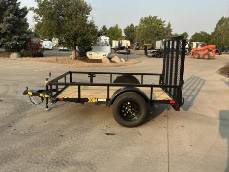 New 2027 Big Tex 30SA-5x8R1A-4PBK Utility Trailer