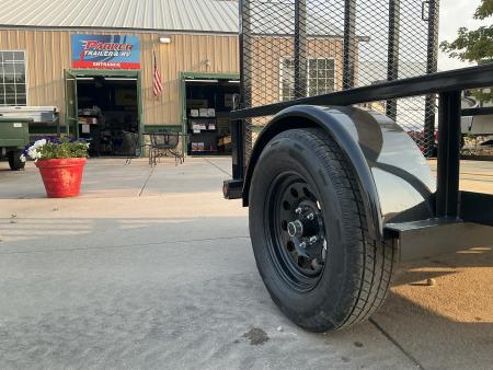 New 2027 Big Tex 30SA-5x8R1A-4PBK Utility Trailer