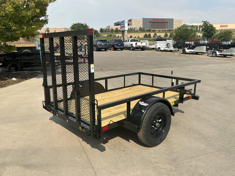 New 2027 Big Tex 30SA-5x8R1A-4PBK Utility Trailer