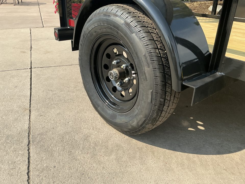 New 2027 Big Tex 30SA-5x8R1A-4PBK Utility Trailer