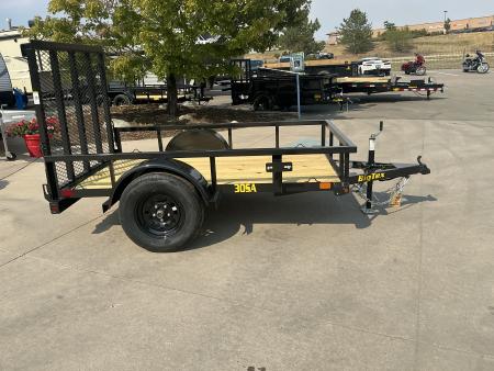New 2027 Big Tex 30SA-5x8R1A-4PBK Utility Trailer