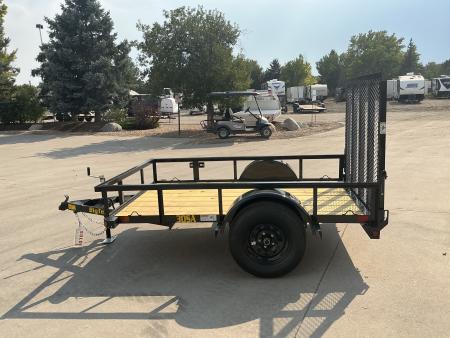 New 2027 Big Tex 30SA-5x8R1A-4PBK Utility Trailer