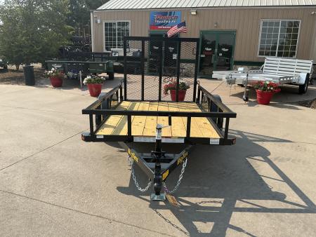New 2027 Big Tex 30SA-5x8R1A-4PBK Utility Trailer