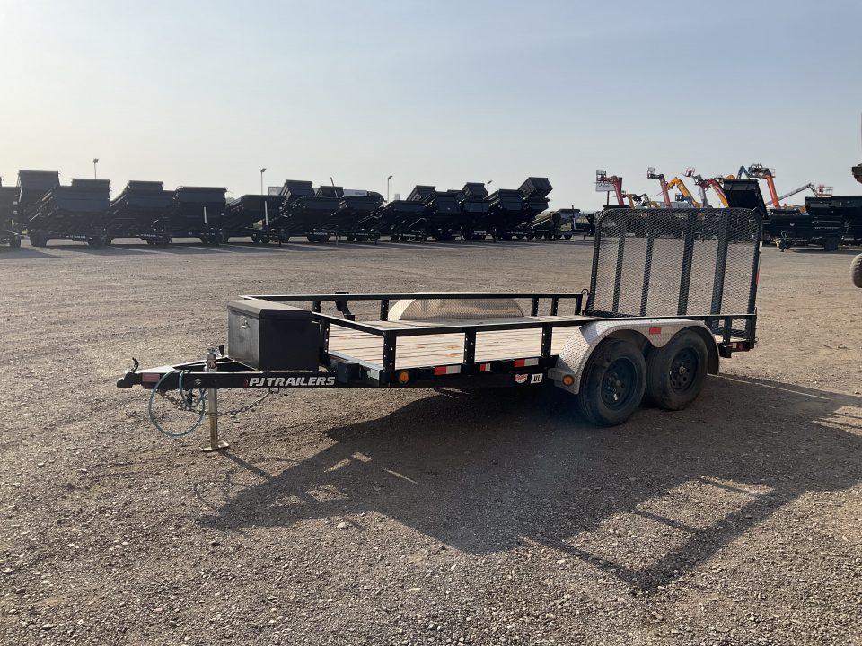 Used 2023 PJ 83"x14' Tandem Axle Utility Trailer - UL