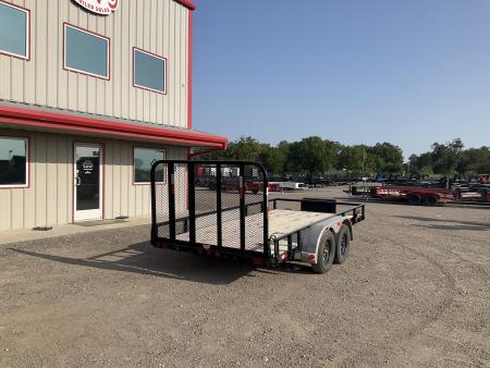 Used 2023 PJ 83"x14' Tandem Axle Utility Trailer - UL