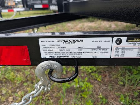New 2026 6X12 Triple Crown Utility Trailer