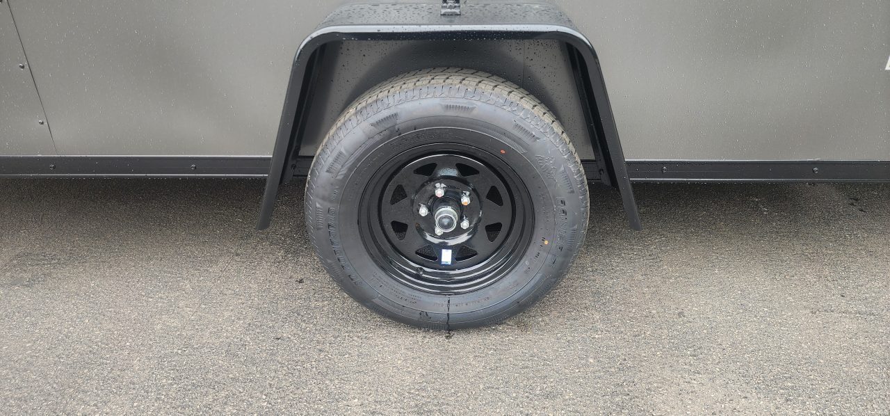 New 6 x 12 LOOK ST DLX Cargo Trailer Blackout Package 3k