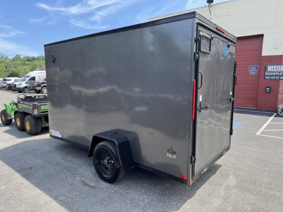 New 6 x 12 LOOK ST DLX Cargo Trailer Blackout Package 3k