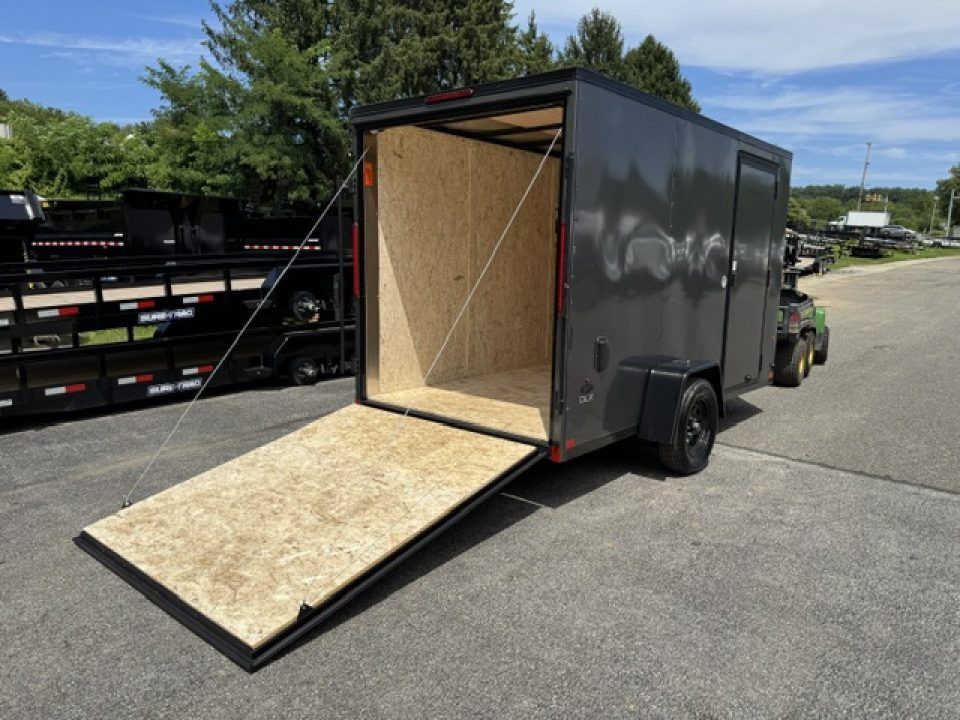 New 6 x 12 LOOK ST DLX Cargo Trailer Blackout Package 3k