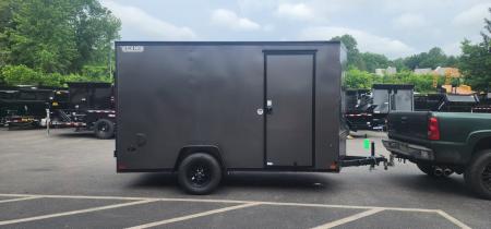 New 6 x 12 LOOK ST DLX Cargo Trailer Blackout Package 3k