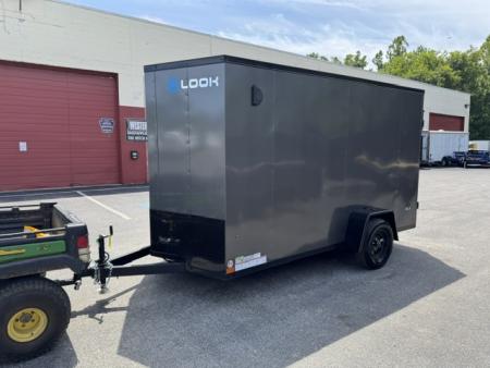 New 6 x 12 LOOK ST DLX Cargo Trailer Blackout Package 3k