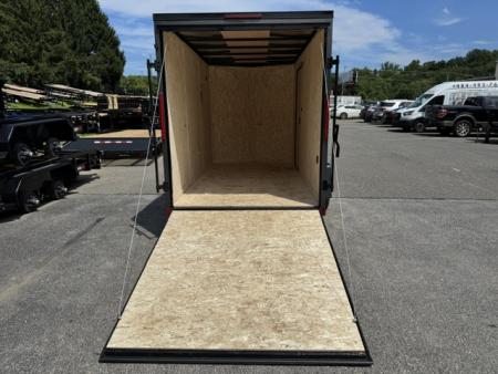 New 6 x 12 LOOK ST DLX Cargo Trailer Blackout Package 3k