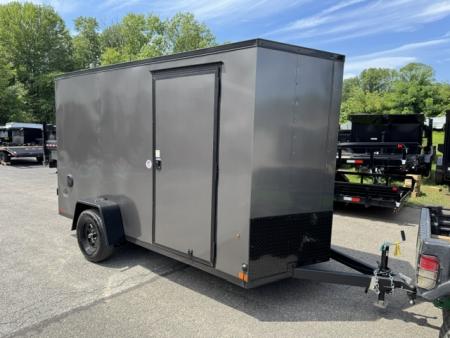 New 6 x 12 LOOK ST DLX Cargo Trailer Blackout Package 3k