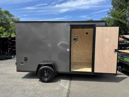 New 6 x 12 LOOK ST DLX Cargo Trailer Blackout Package 3k