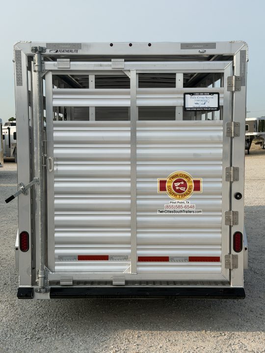 New 2026 Featherlite 20' Stock Gooseneck Stock Trailer