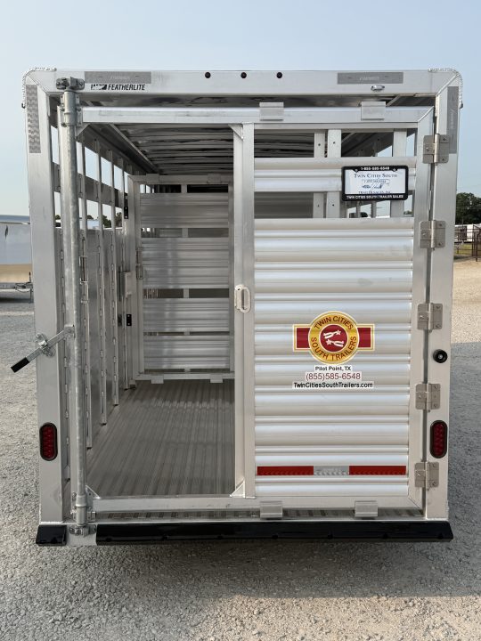 New 2026 Featherlite 20' Stock Gooseneck Stock Trailer