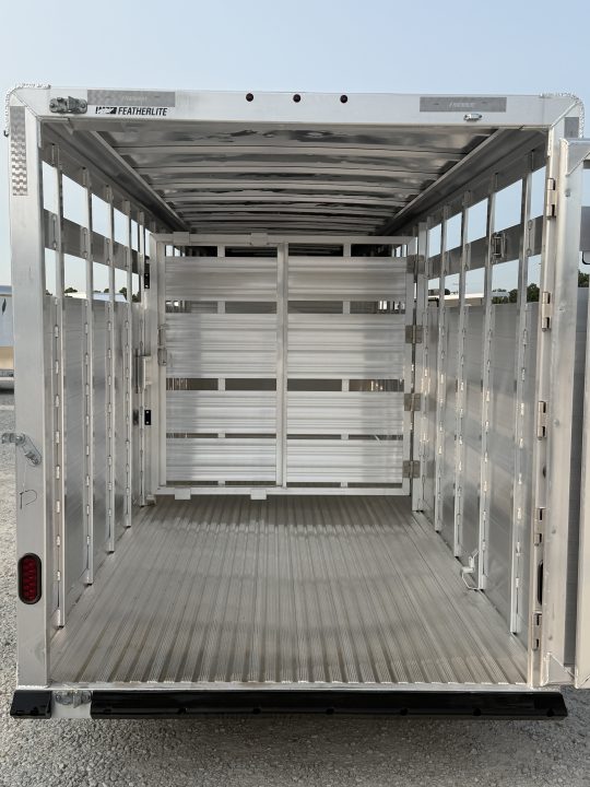 New 2026 Featherlite 20' Stock Gooseneck Stock Trailer