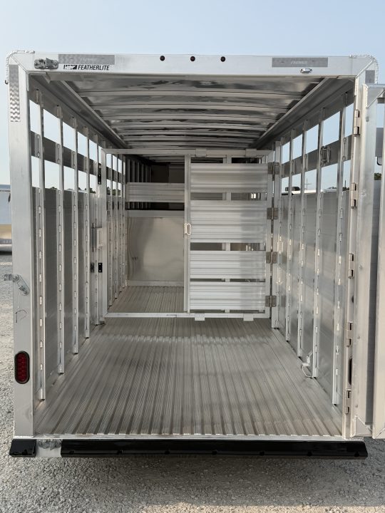 New 2026 Featherlite 20' Stock Gooseneck Stock Trailer