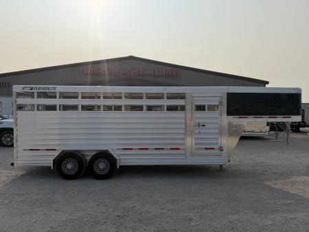 New 2026 Featherlite 20' Stock Gooseneck Stock Trailer