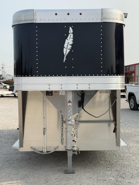 New 2026 Featherlite 20' Stock Gooseneck Stock Trailer