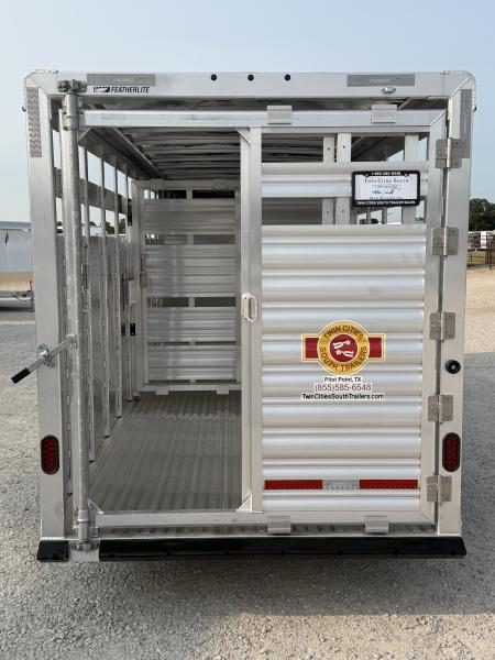 New 2026 Featherlite 20' Stock Gooseneck Stock Trailer