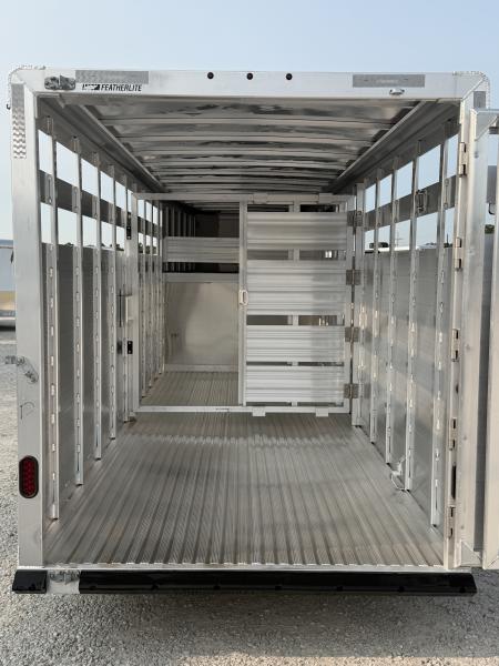 New 2026 Featherlite 20' Stock Gooseneck Stock Trailer