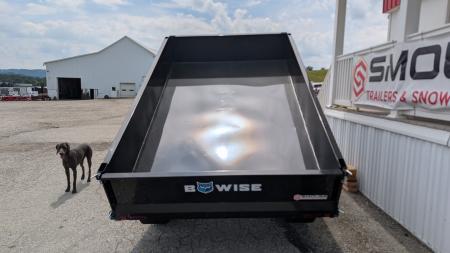 New 2027 BWise 6x10 Deckover Dump Trailer w/ One Piece Gate (10K)
