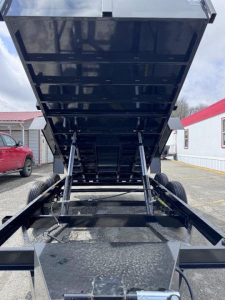 New 2027 BWise 6'9" x 14 HD Lo Pro Equipment Dump w/ Combo Gate