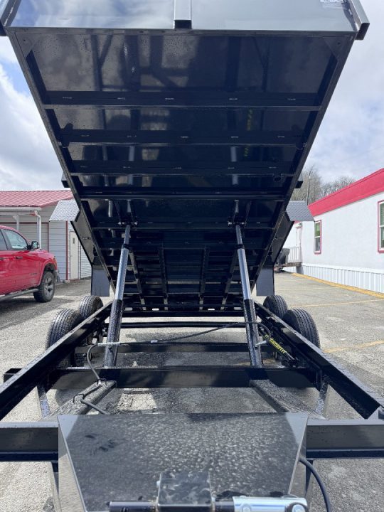 New 2027 BWise 6'9" x 14 HD Lo Pro Equipment Dump w/ Combo Gate