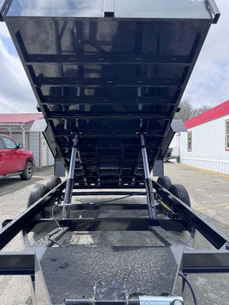 New 2027 BWise 6'9" x 14 HD Lo Pro Equipment Dump w/ Combo Gate