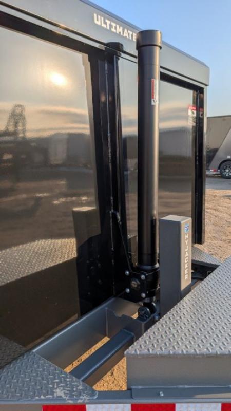 New 2027 BWise 6'10" x 16 HD Ultimate Front Telescopic Dump Trailer w/ Hydraulic Double Acting Gate
