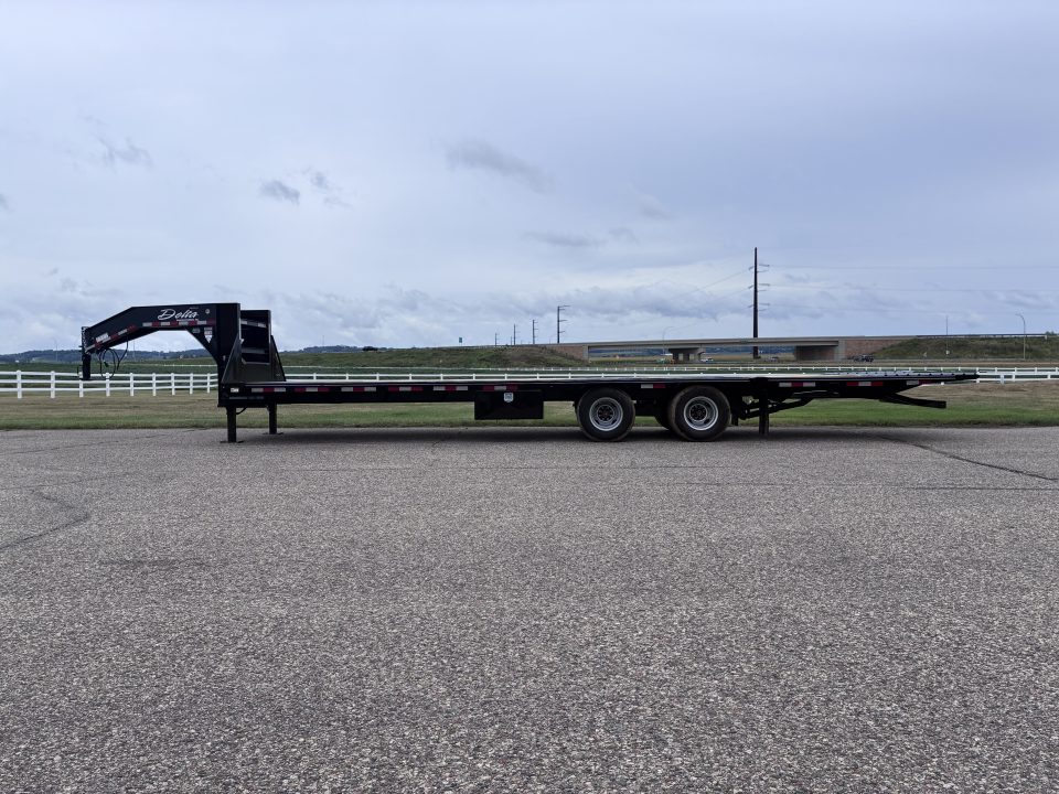 New 2026 Delta Trailers 32' x 8'6" 210HGN Flatbed Trailer