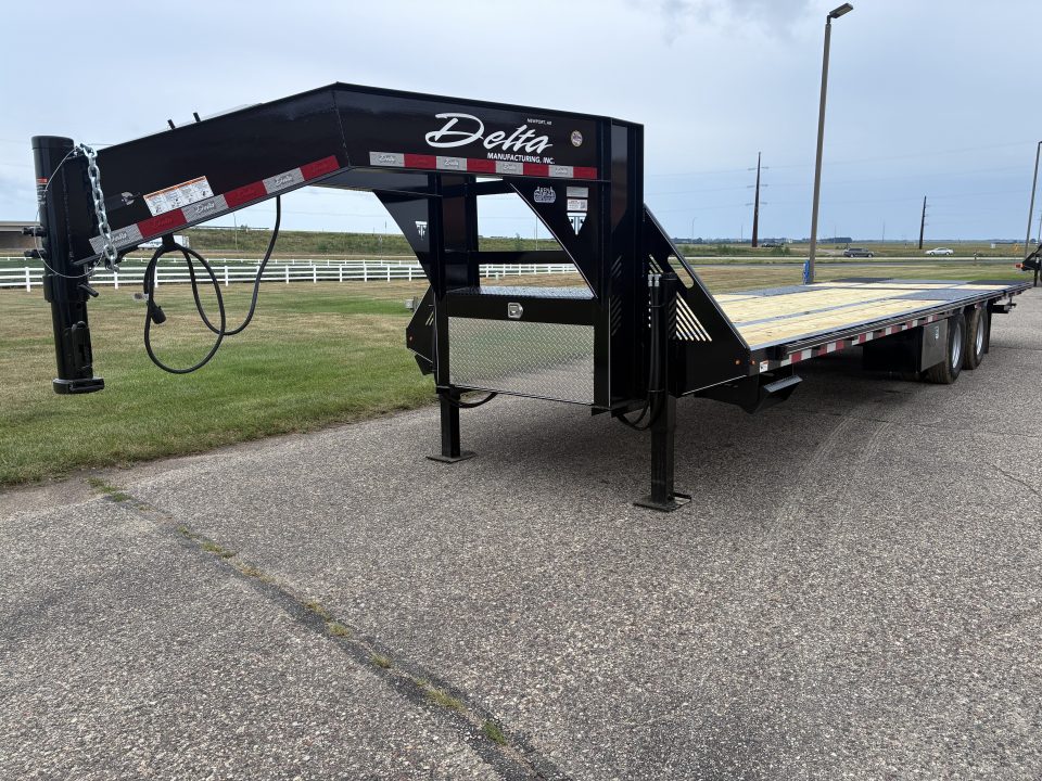 New 2026 Delta Trailers 32' x 8'6" 210HGN Flatbed Trailer