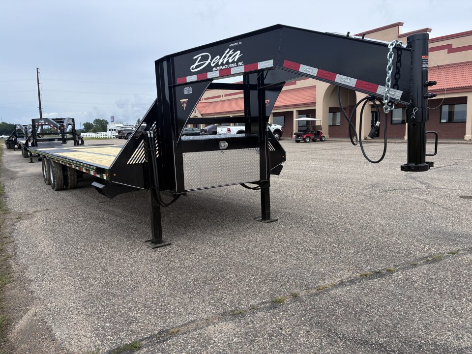 New 2026 Delta Trailers 32' x 8'6" 210HGN Flatbed Trailer