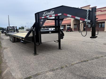 New 2026 Delta Trailers 32' x 8'6" 210HGN Flatbed Trailer