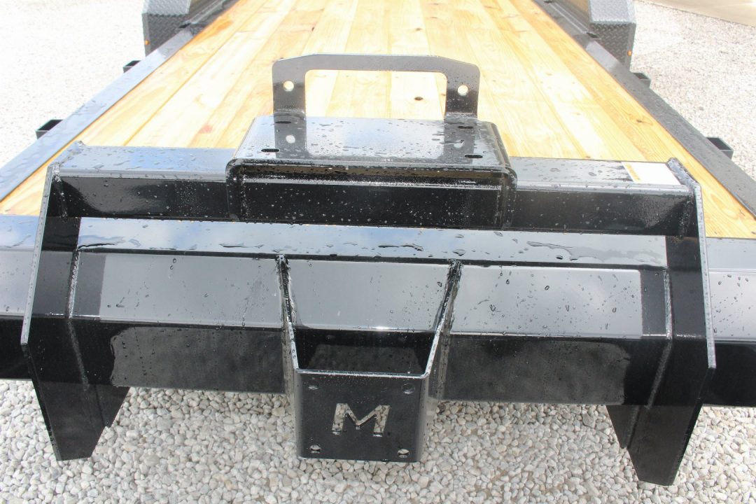 New 2027 Moritz 7' x 14' + 6' Low Pro - Hydraulic Power Tail - Equipment Trailer - 14000# GVW