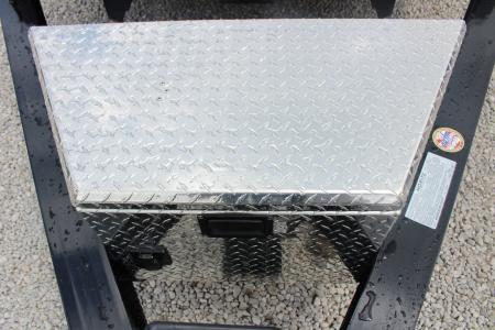 New 2027 Moritz 7' x 14' + 6' Low Pro - Hydraulic Power Tail - Equipment Trailer - 14000# GVW
