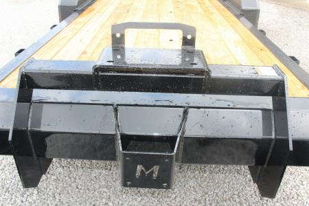 New 2027 Moritz 7' x 14' + 6' Low Pro - Hydraulic Power Tail - Equipment Trailer - 14000# GVW