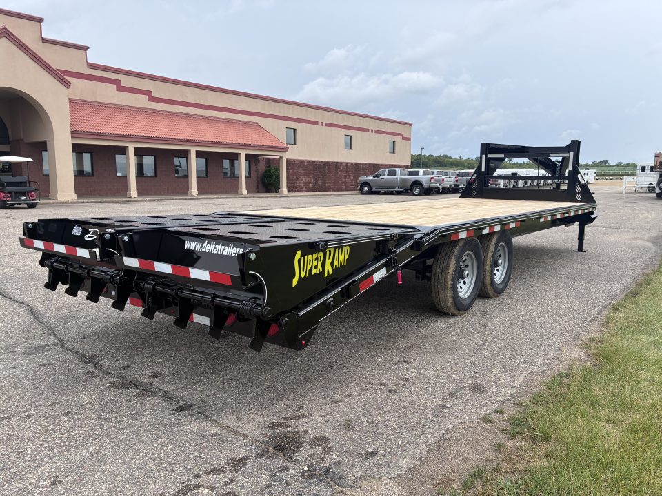 New 2026 Delta Trailers 25'x 8'6" 27GN Flatbed Trailer