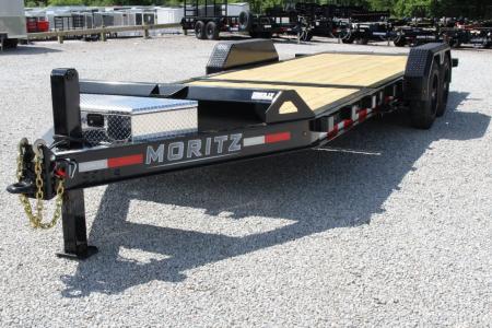 New 2027 Moritz 7' x 16' + 6' Low Pro - Gravity Tilt - Tilt Trailer - 16000# GVW